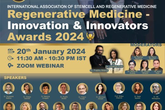 IASRM Regenerative Medicine: Innovation & Innovators Award